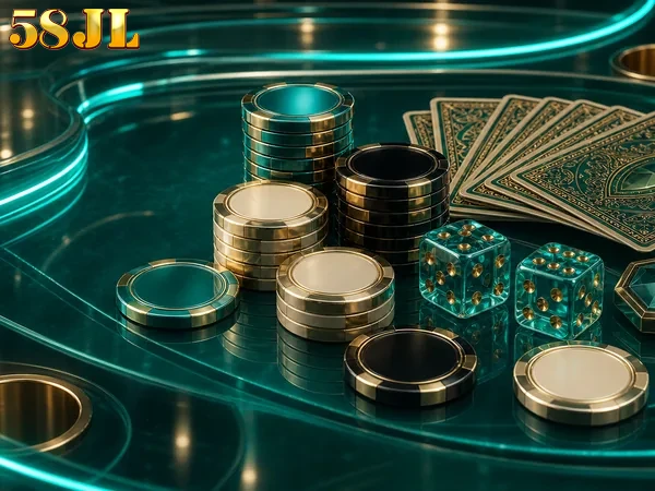 Teen Patti cards laid out for a round on 58JL